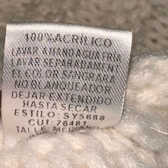 She + Sky Floral Appliqué Open Front Sweater - Picture 3 of 4